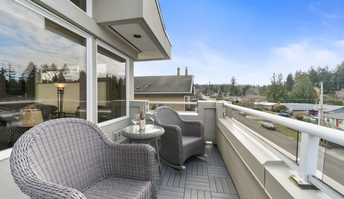 Edmonds home, view from the deck