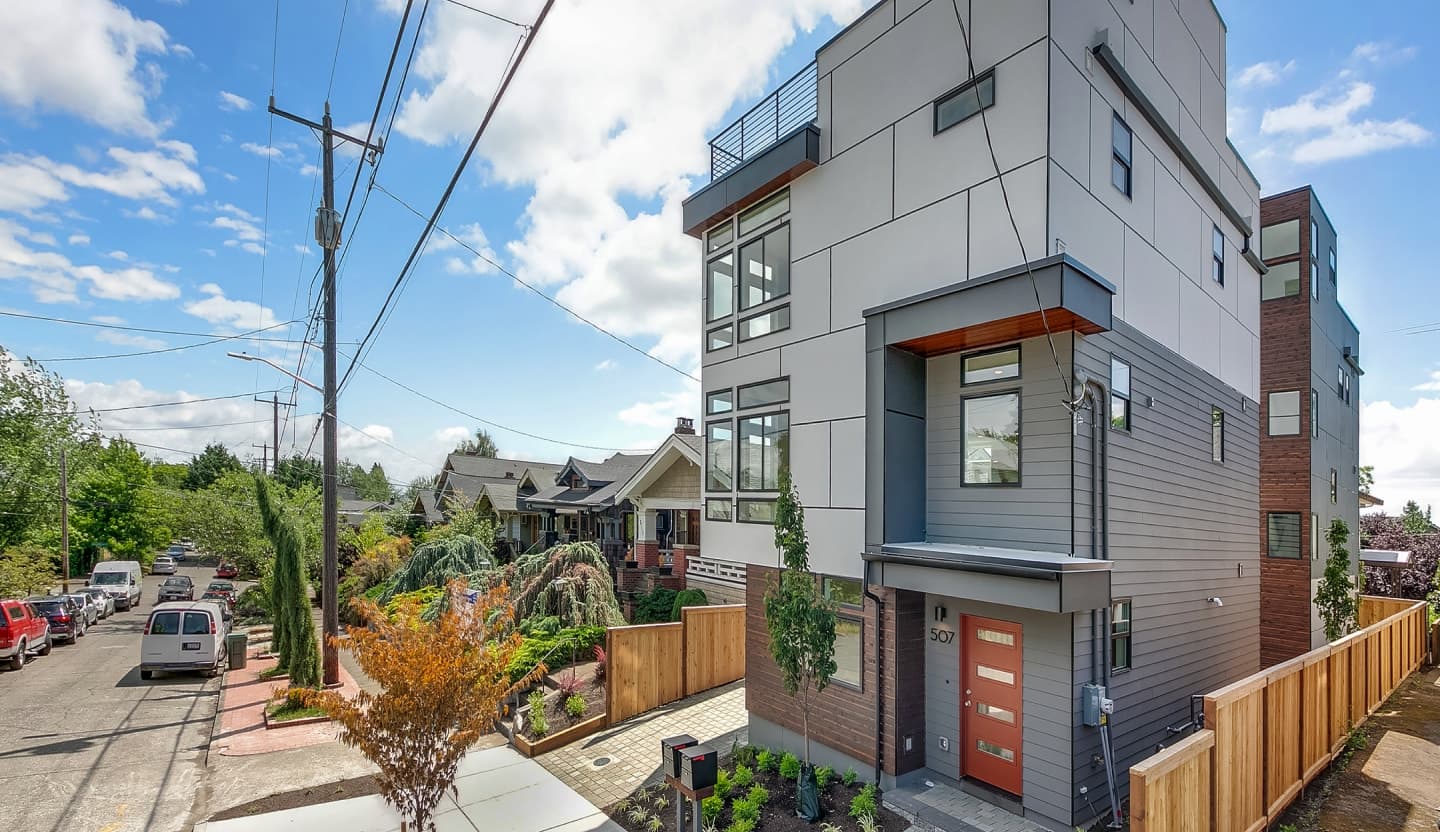 Three story house in Fremont