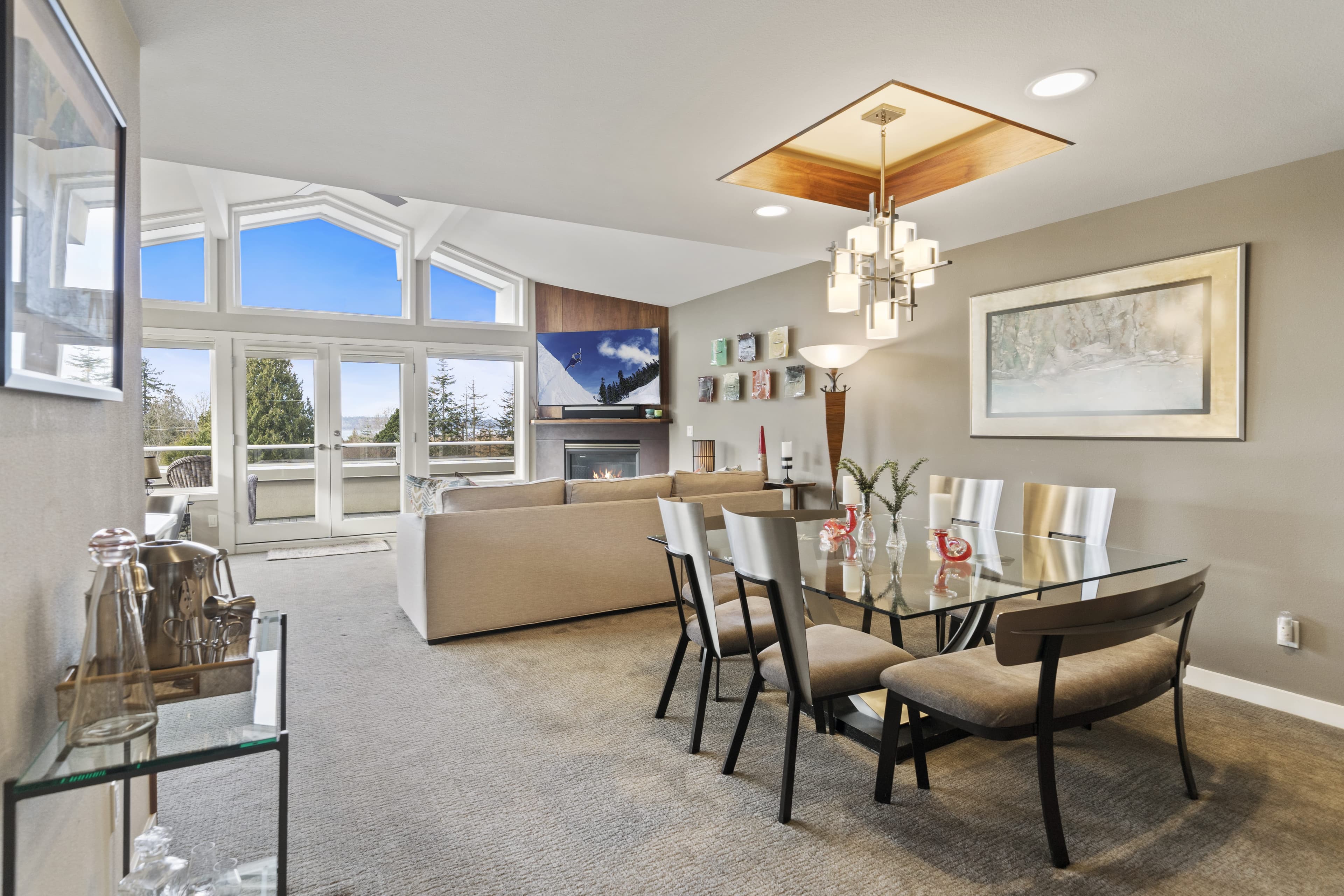 Staged condo